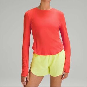 NWT Lululemon UV Protection Fold-Over Running Long-Sleeve Shirt